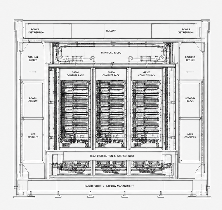 GB300 AI infrastructure system